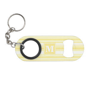 Monogram lemon yellow stripes