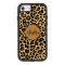 Monogram Leopar Print Pattern iPhone Case