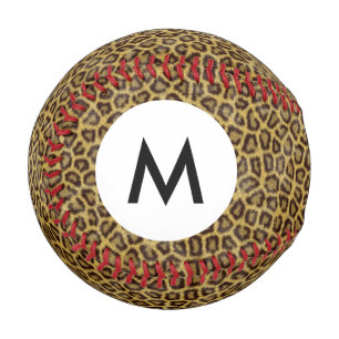 Monogram Leopard Fur Baseball