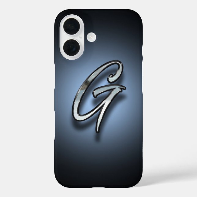 Monogram Lett er G Spotlight Background Case-Mate iPhone Case (Back)