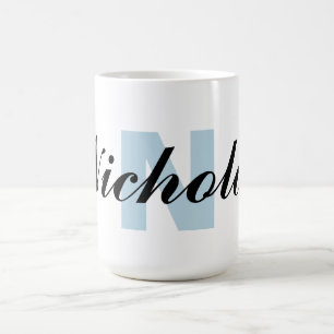 Monogram Letter and Name Coffee Mug