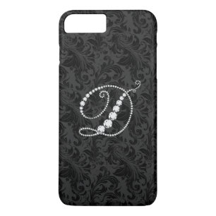 Monogram Letter D In Diamonds Case-Mate iPhone Case