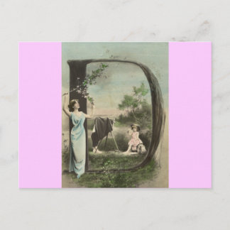 Monogram Letter D Postcard