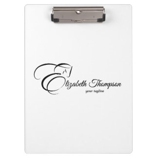 Monogram Letter E Horse Clipboard