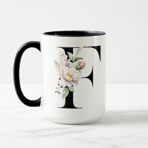 Monogram Letter F Coffee Mug