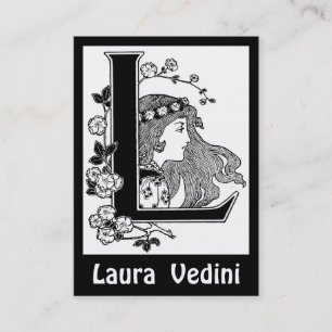 Monogram Letter L Business Card