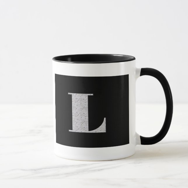 Monogram Letter L Mug (Right)