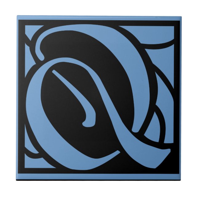 Monogram Letter Q Tile (Front)