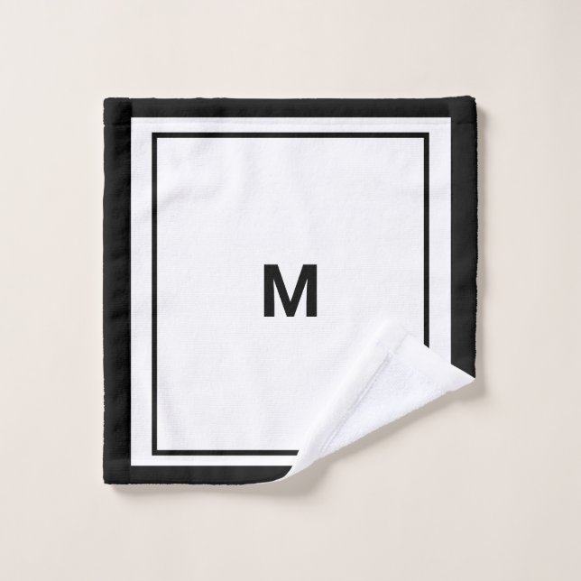  Monogram Letter  Wash Cloth (Wash Cloth)
