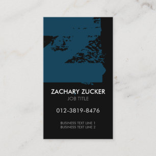 Monogram Letter Z Business Card