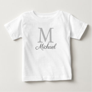 Monogram light fog baby T-Shirt