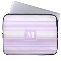 Monogram lilac stripes