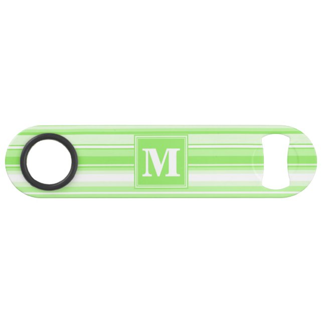 Monogram lime green stripes (Front (Horizontal))