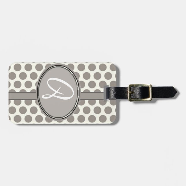 Monogram Luggage Tag (Front Horizontal)