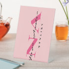 Monogram Luxe Trendy Aesthetic Hot Pink QR Code