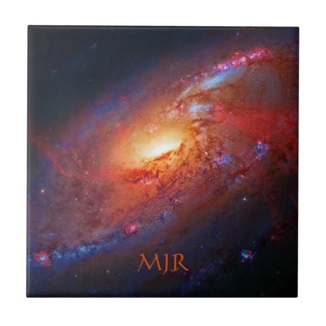 Monogram, M106 Spiral Galaxy, Canes Venatici Tile (Front)