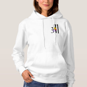 Monogram M  Floral  Hoodie