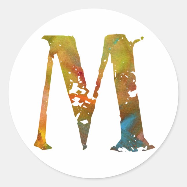 Monogram - M - Sticker (Front)