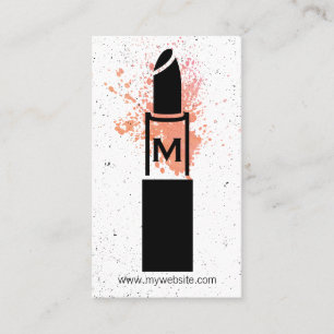Monogram / Makeup Business Card