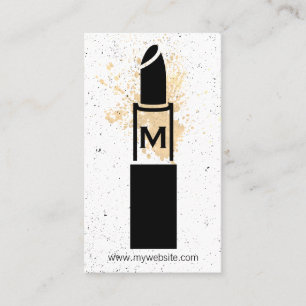 Monogram / Makeup Business Card