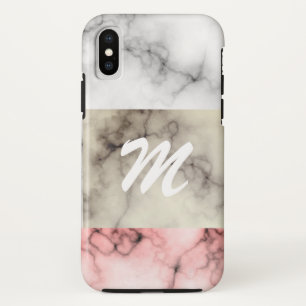 Monogram marble colour blocks Case-Mate iPhone case