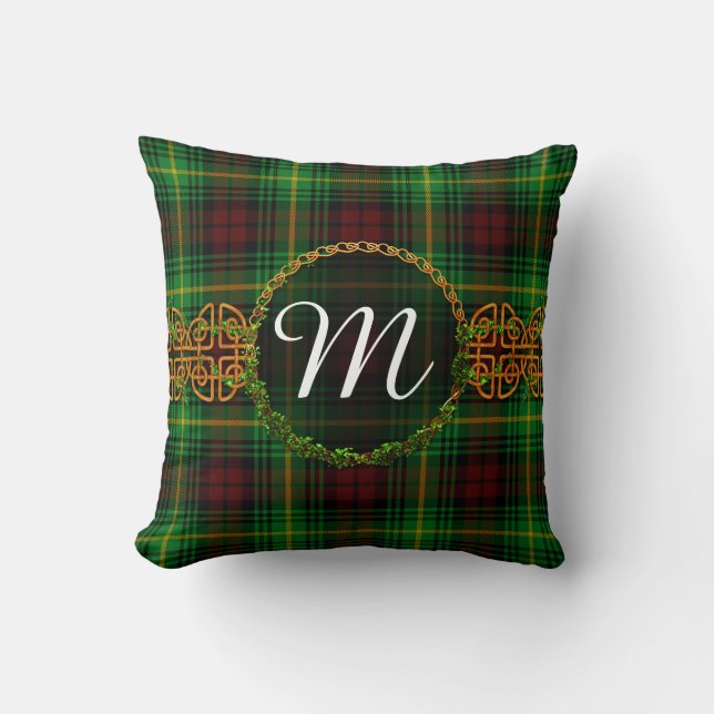 Monogram Martin Tartan Cushion (Front)
