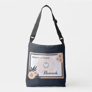 Monogram Matron of Honour Wedding Crossbody Tote