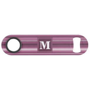 Monogram mauve stripes
