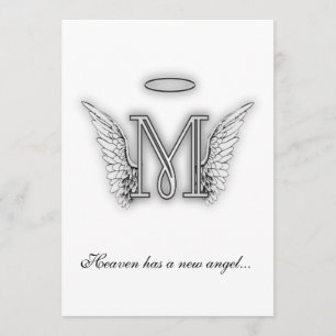 Monogram Memorial Tribute Letter M Programme