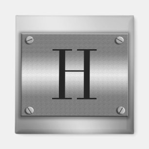 Monogram Metal Frame With Screws Magnet