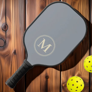 Monogram Mid-Century Solid Dove Grey Colour Pickleball Paddle