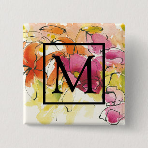 Monogram Mid July 15 Cm Square Badge