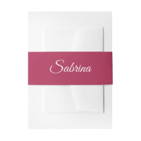Monogram minimalist cherry rose pink