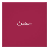 Monogram minimalist cherry rose pink