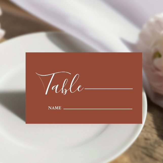 Monogram Minimalist Emerald Green Wedding  Place Card (Creator Uploaded)