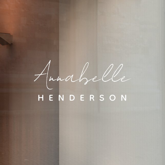 Monogram | Minimalist Modern Stylish Nameplate (Creator Uploaded)