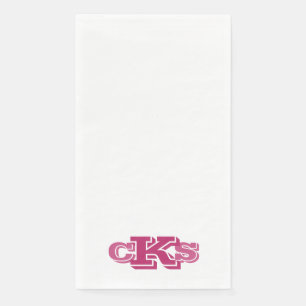 Monogram Modern Fun Guest Bath Paper Towels Napkin