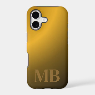 Monogram Modern Gold Tiger Eye