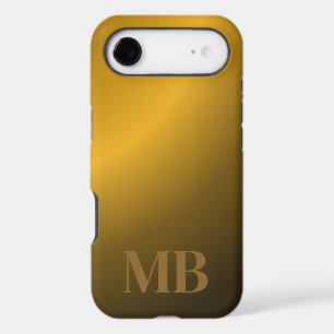 Monogram Modern Gold Tiger Eye