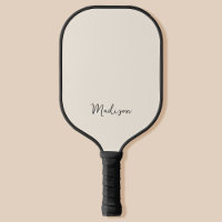 Monogram Modern Minimalist Black and Cream