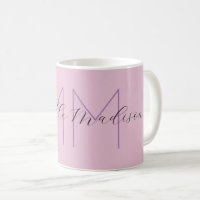 Monogram Modern Minimalist Name Initials Handwrite