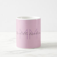 Monogram Modern Minimalist Name Initials Handwrite