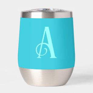 Monogram Modern Simple Teal