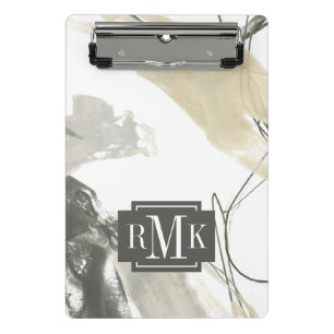 Monogram   Monochrome Momentum Mini Clipboard