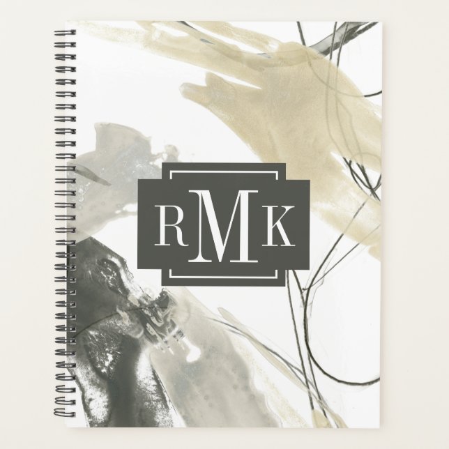 Monogram | Monochrome Momentum Planner (Front)