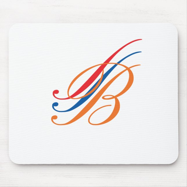 monogram mouse pad (Front)