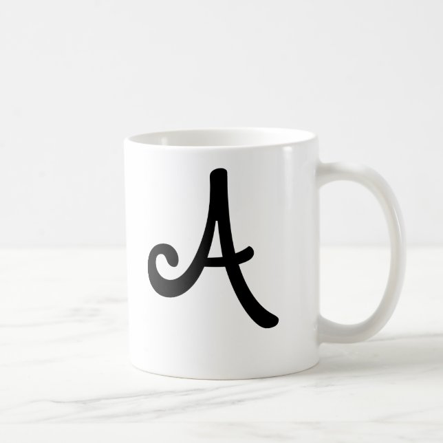 Monogram Mug "A" (Right)