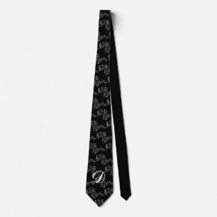 MONOGRAM  MULTI-MUSIC NOTES TIE
