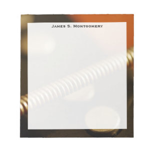 Monogram Music Electric Gold Bass Guitar String Notepad