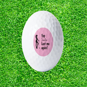Monogram  My Happiness Lady theme Golf Balls